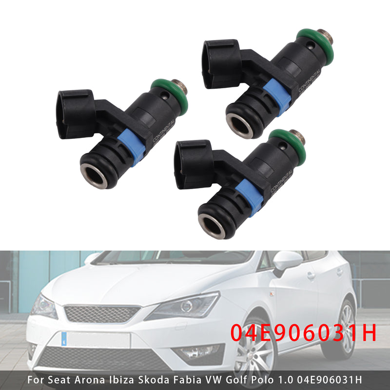 Seat Arona Ibiza Skoda Fabia VW Golf Polo 1.0 04E906031H 3Pcs Fuel Injector