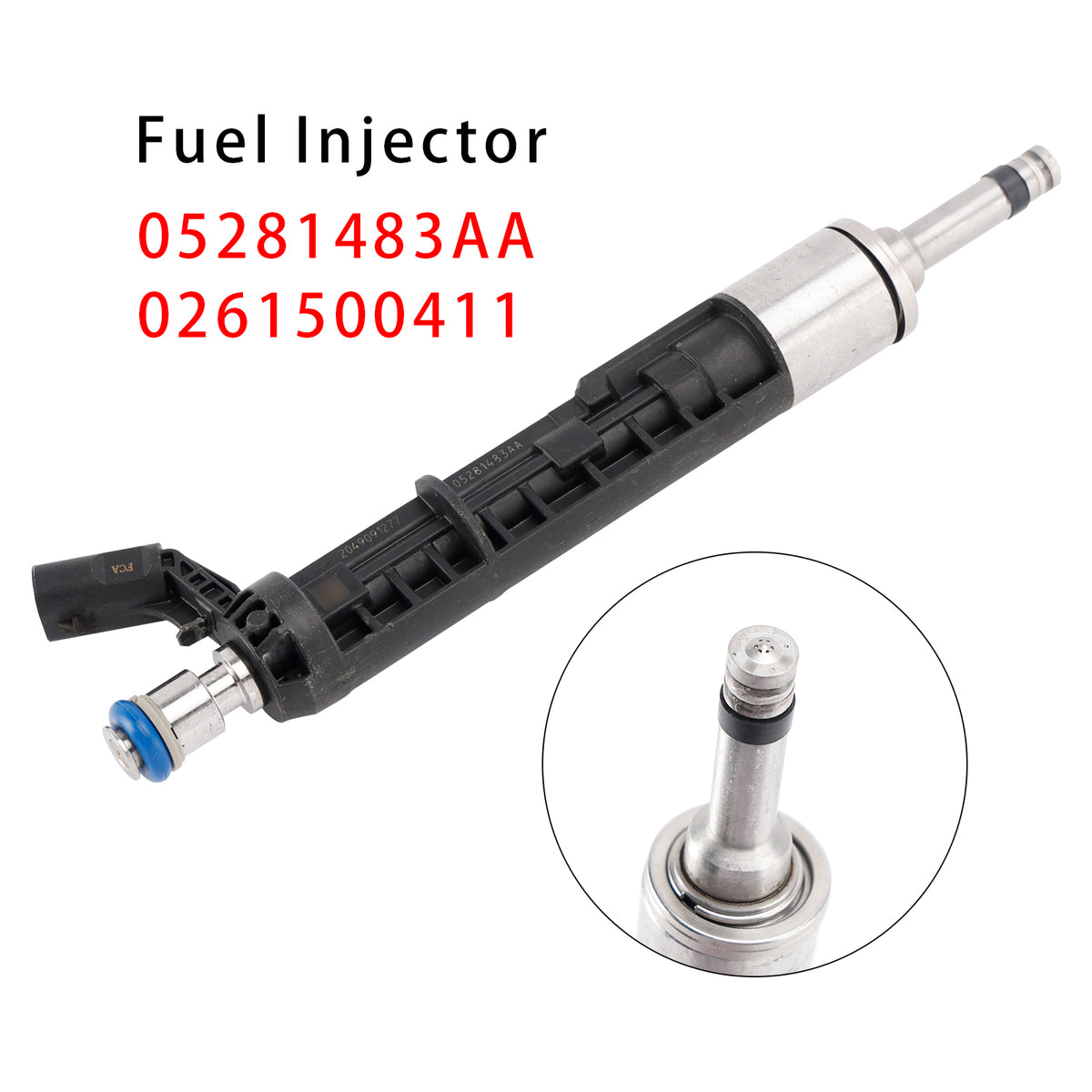 Jeep Wrangler Dodge 2.0L 2018-2024 05281483AA 0261500411 1PCS Fuel Injector