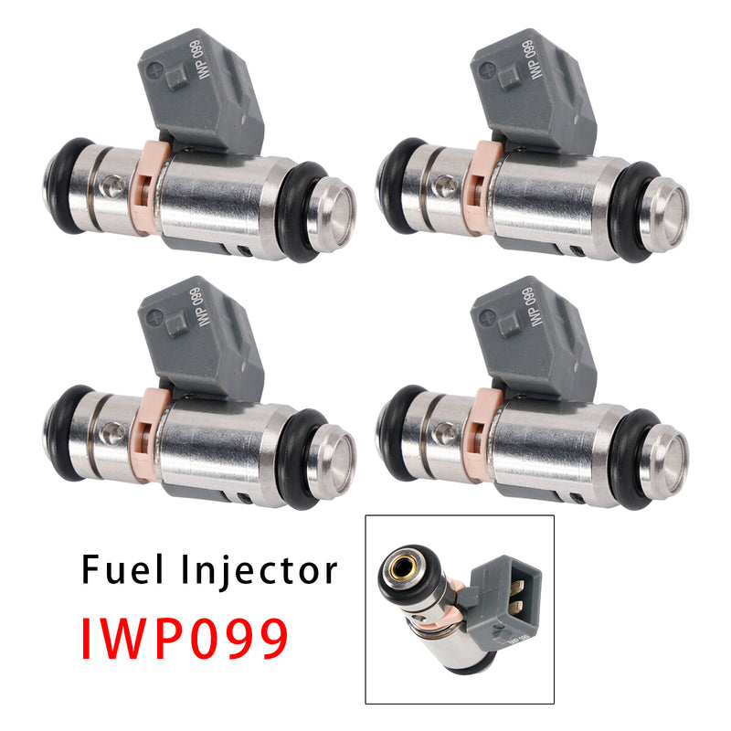 Renault Clio Kangoo Thalia Twingo I 1.2 16V IWP099 4PCS Fuel Injector