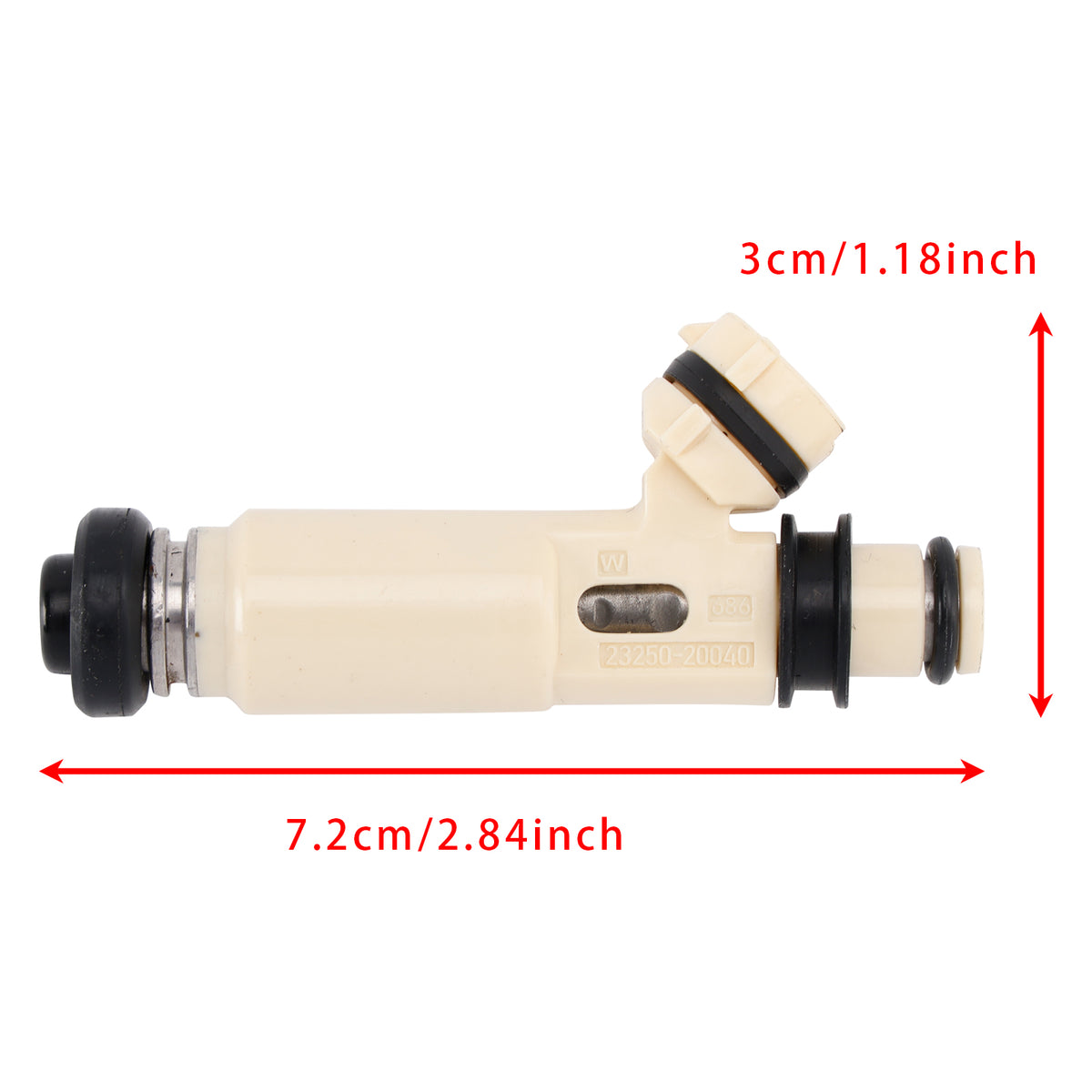 Toyota Highlander 3.3L V6 2008-2010 23250-20040 1PCS Fuel Injector