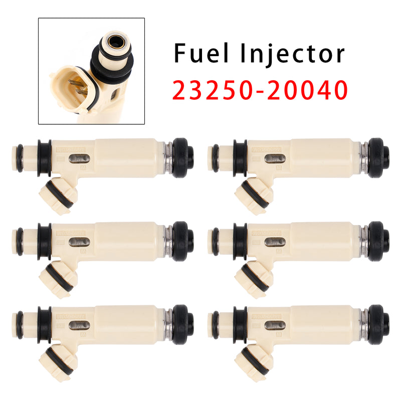Toyota Highlander 3.3L V6 2008-2010 23250-20040 6PCS Fuel Injector
