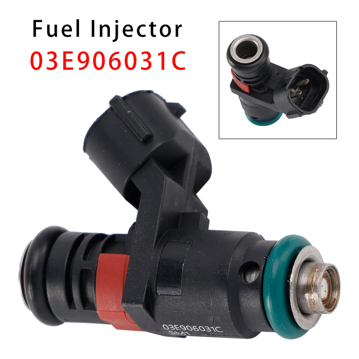 VW Polo Seat Cordoba Toledo Skoda Fabia 1.2 03E906031C 1PCS Fuel Injector