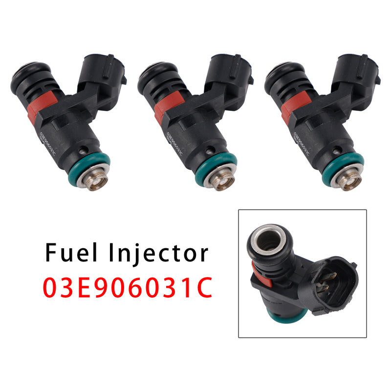 VW Polo Seat Cordoba Toledo Skoda Fabia 1.2 03E906031C 3Pcs Fuel Injector