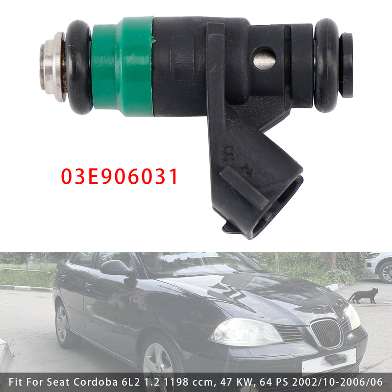 VW Polo Seat Cordoba Toledo Skoda Fabia 1.2 03E906031 1PCS Fuel Injector