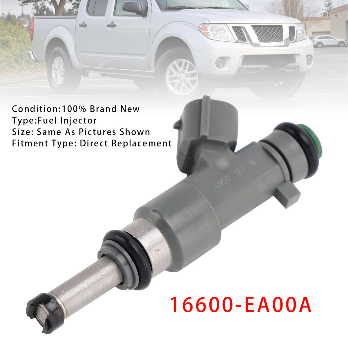 Nissan Frontier 2.5L 2005-2019 16600-EA00A 1PCS Fuel Injector