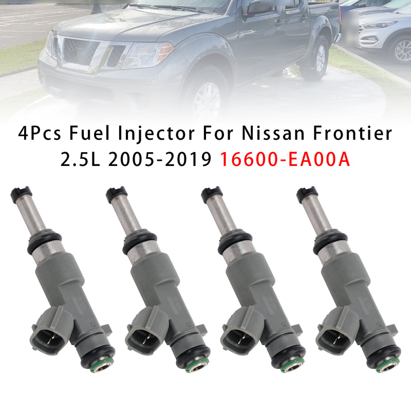 Nissan Frontier 2.5L 2005-2019 16600-EA00A 4PCS Fuel Injector