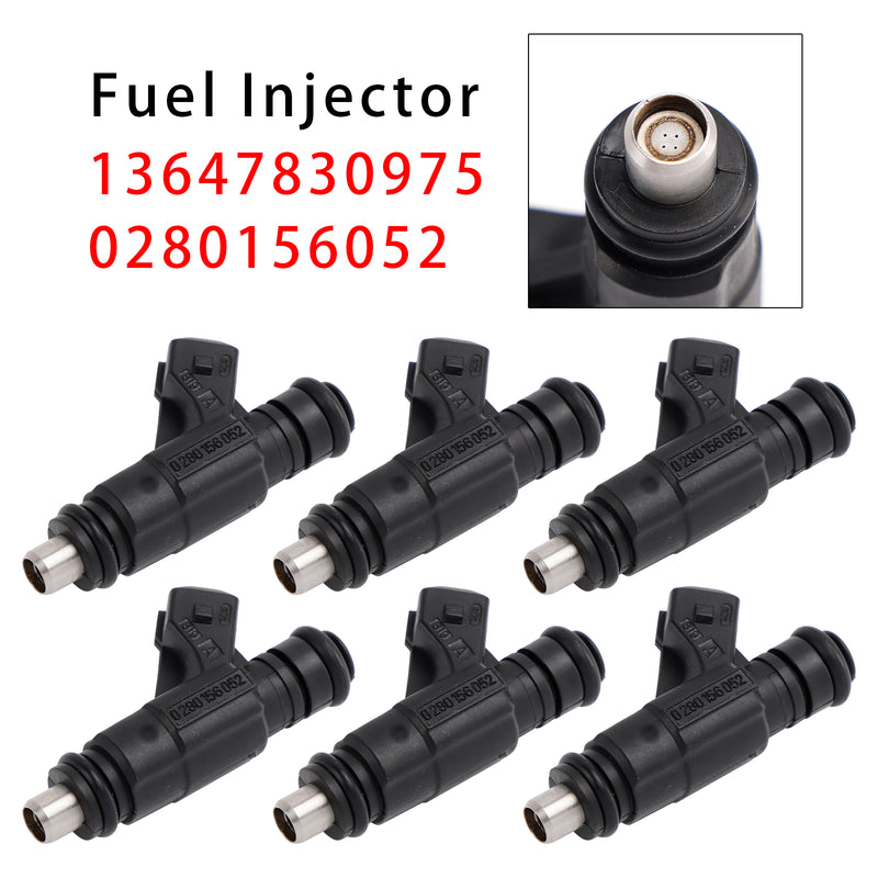 BMW E46 S54 M3 Z4 3.2 2001-2006 13647830975 0280156052 6PCS Fuel Injector