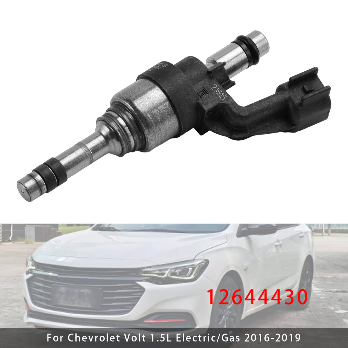 Chevrolet Volt 1.5L Electric/Gas 2016-2019 12644430 1PCS Fuel Injector