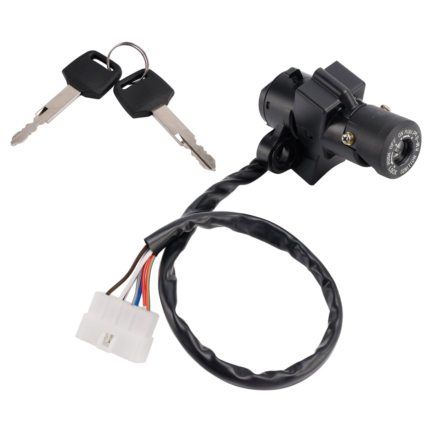 Kawasaki ZX6R ZX10R 2006-2012 27005-5137 Ignition Key Switch 7-Wire 27005-5133