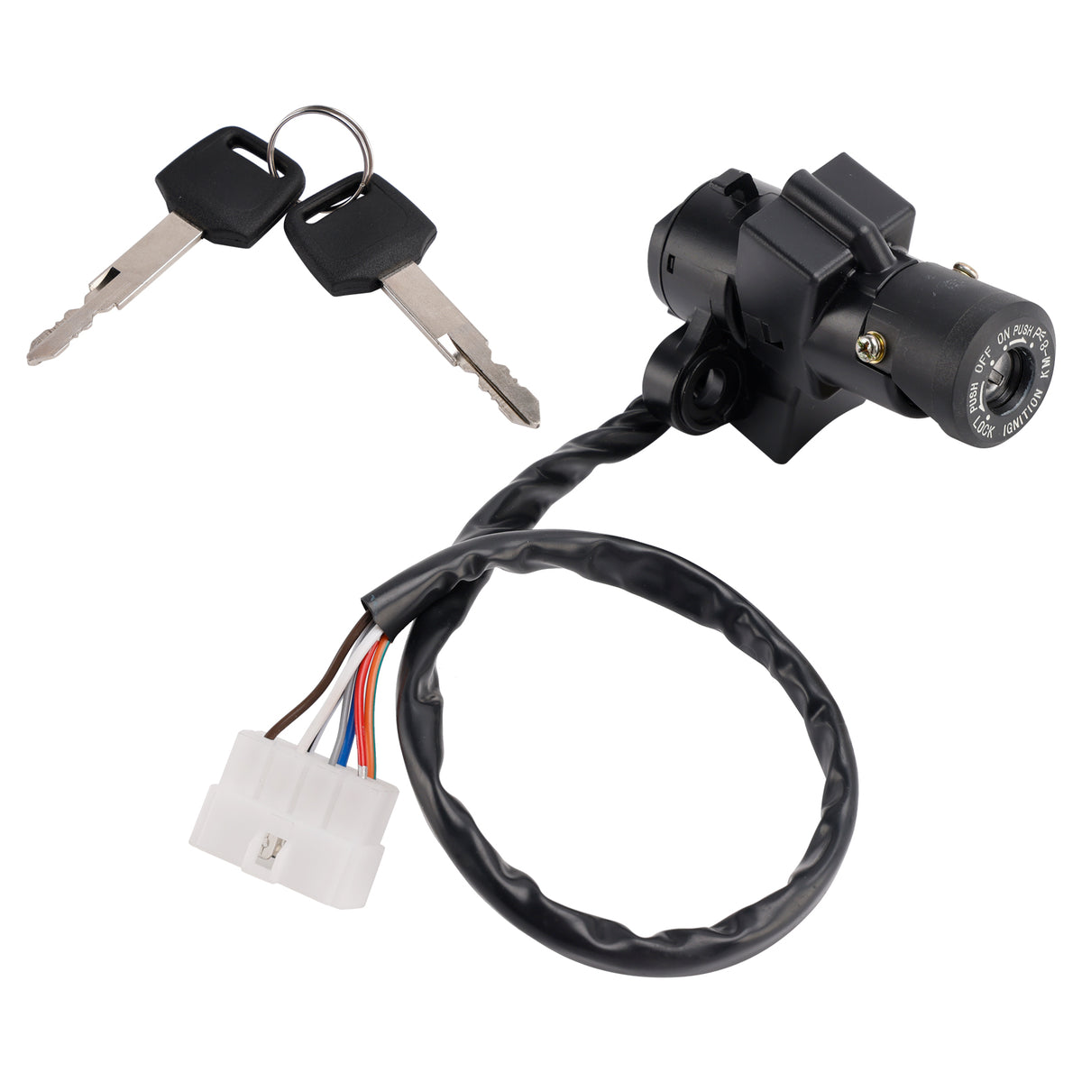 Kawasaki ZX 6 10 ZX6R ZX10R 2006-2012 27005-5137 Ignition Key Switch 7-Wire