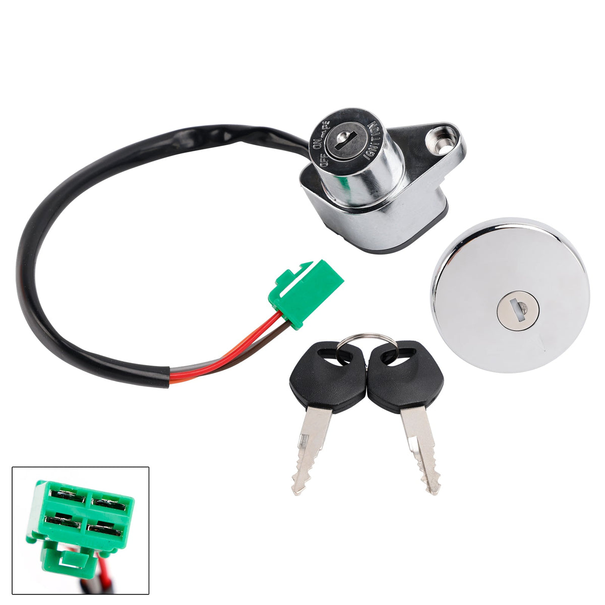 Suzuki Savage 650 Boulevard S40 1986-2019 Ignition Key Switch Fuel Cap Lock Set