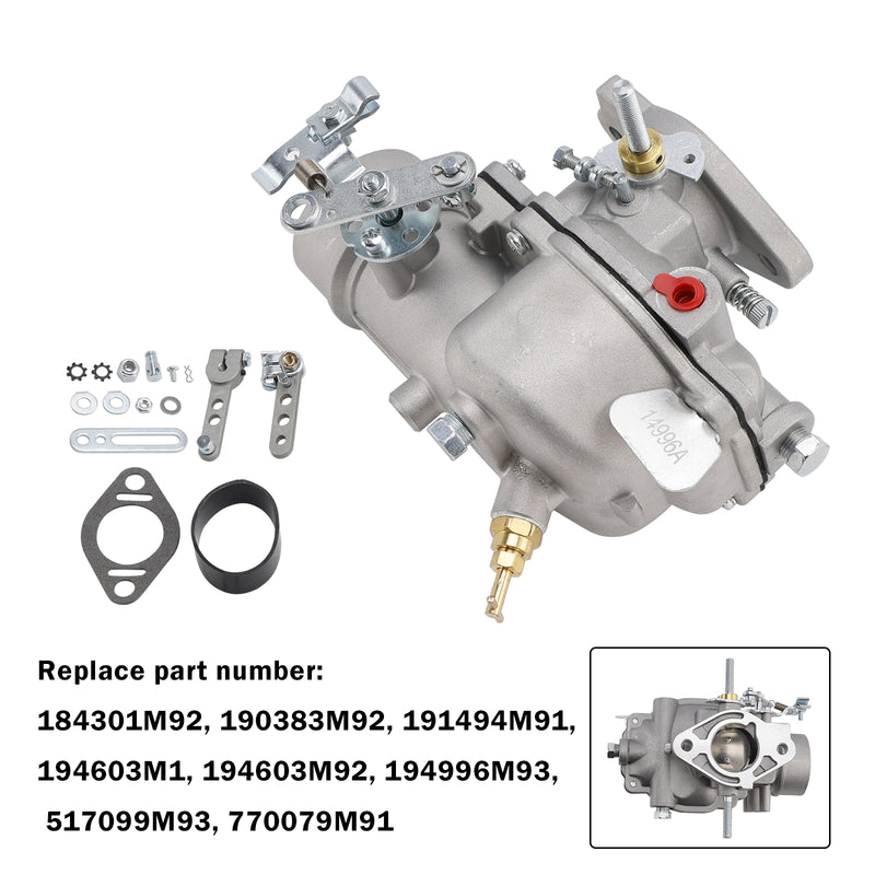 194996M93 517099M93 Carburetor For Massey Ferguson Tractors 65 3165 165