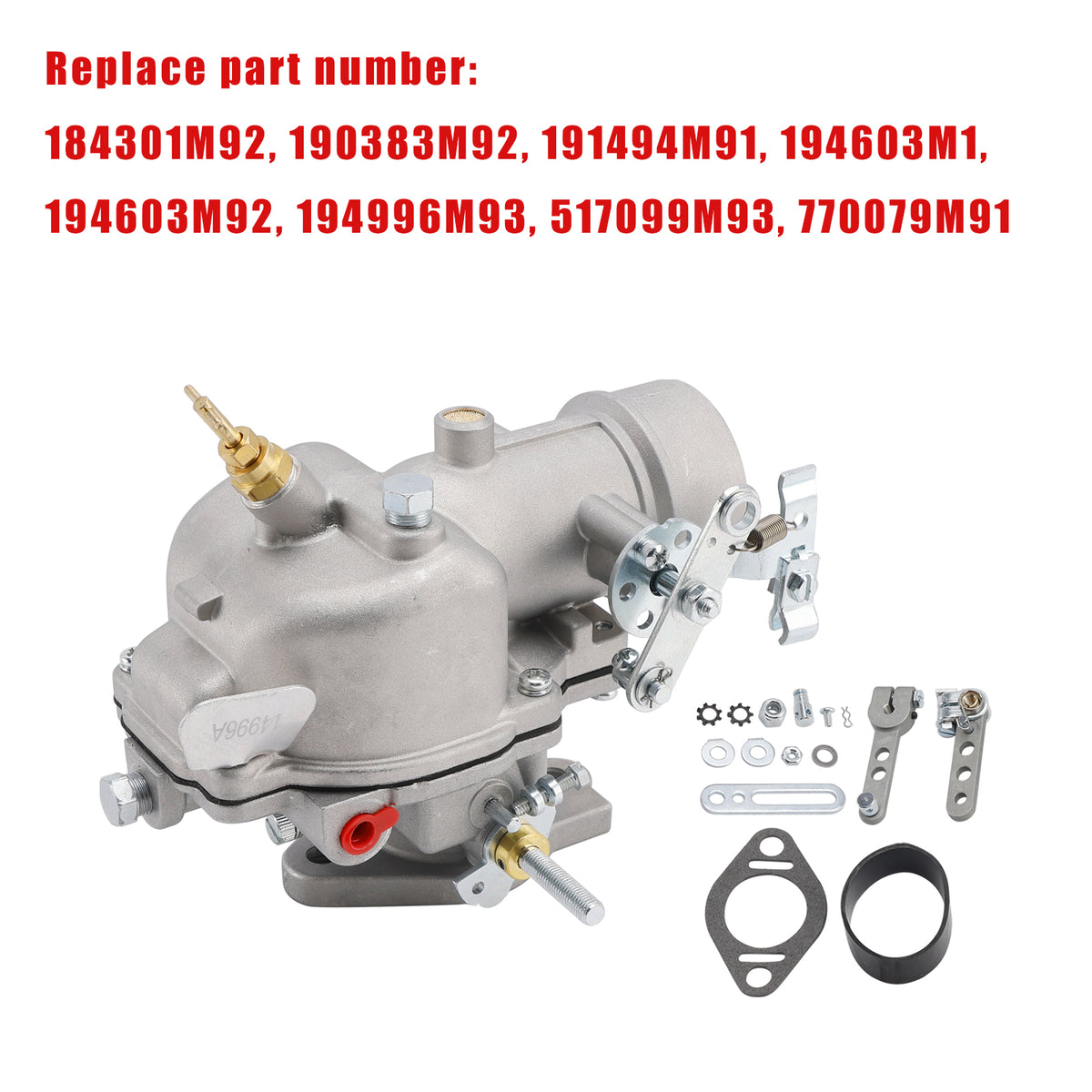 194996M93 517099M93 Carburetor For Massey Ferguson Tractors 65 3165 165