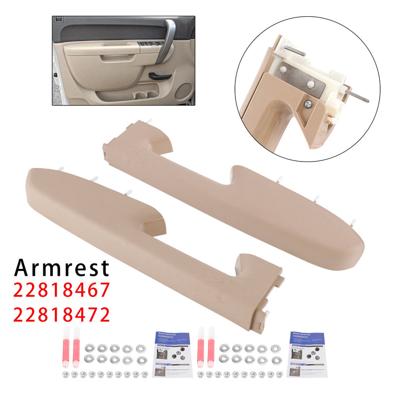 2010-2014 Chevy Silverado 1500 2500HD 3500HD 22818467 22818472 Front Left+Right Armrest Repair Kit
