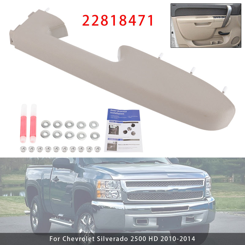 Chevy Silverado 1500 2500HD 2010-2014 Gray Front Right Passenger Side Armrest Repair Kit 22818471