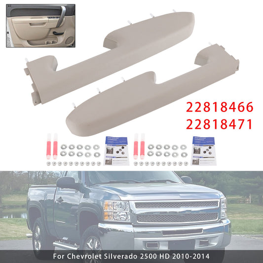 2010-2014  Chevy Silverado 1500 2500HD 3500HD 22818466 22818471 Front Left+Right Armrest Repair Kit Gray/Titanium