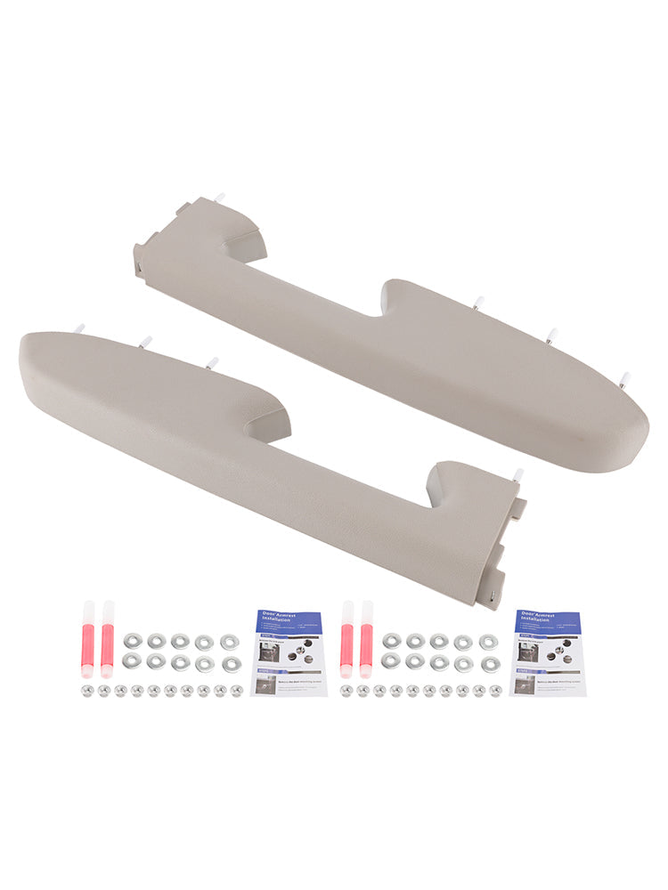 2010-2014  Chevy Silverado 1500 2500HD 3500HD 22818466 22818471 Front Left+Right Armrest Repair Kit Gray/Titanium