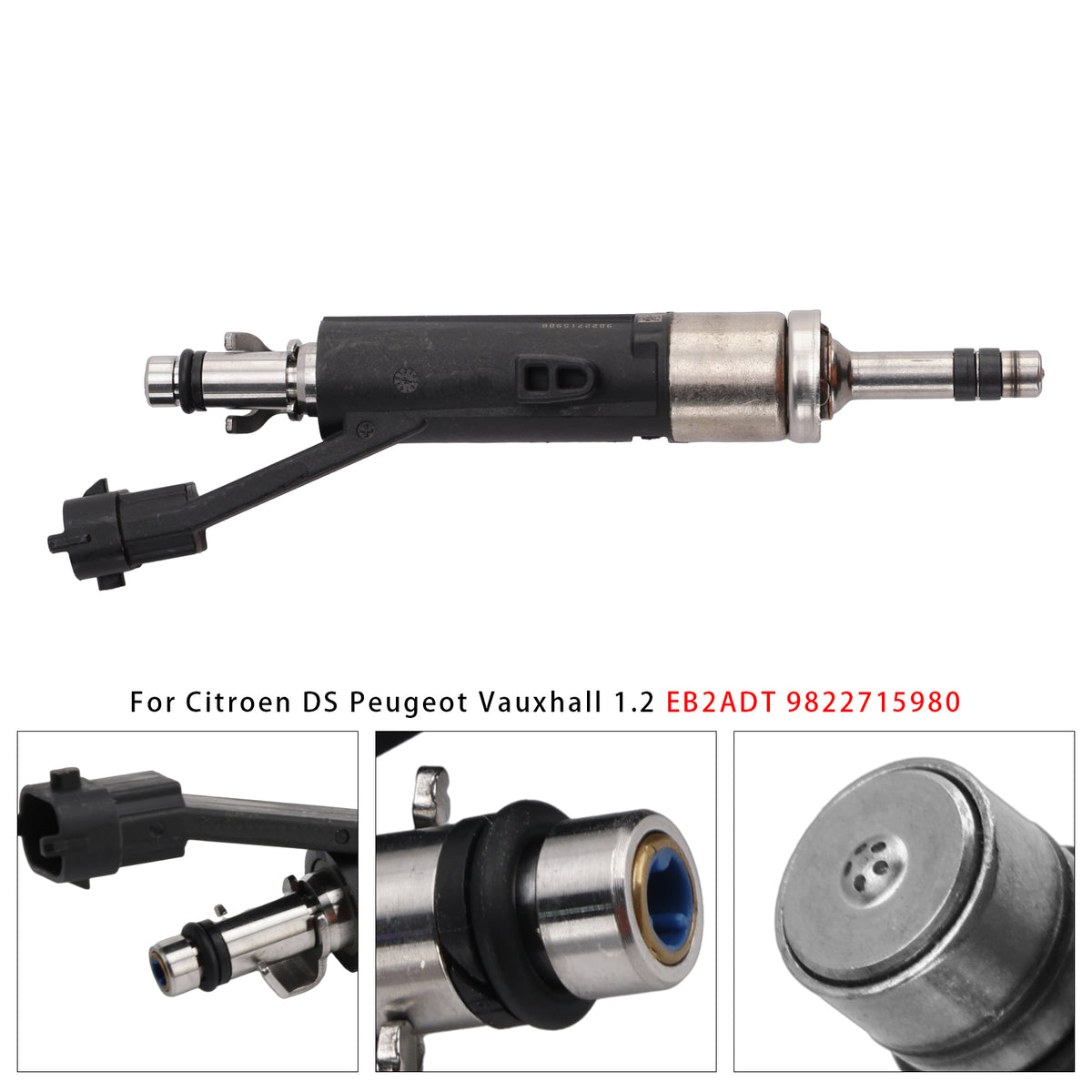 Citroen DS Peugeot Vauxhall 1.2 EB2ADT 9822715980 1PCS Fuel Injector
