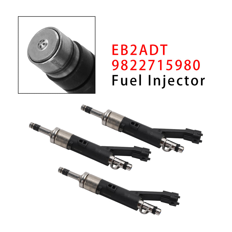 Citroen DS Peugeot Vauxhall 1.2 EB2ADT 9822715980 3Pcs Fuel Injector