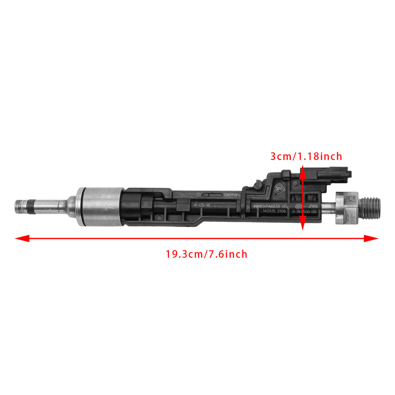 BMW F10 M5 F06 F07 F12 F13 F15 X5 0261500136 13647599876 4PCS Fuel Injector