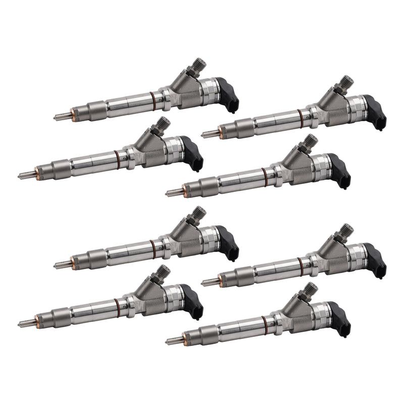 GMC Chevy 6.6L LMM Duramax 2007-2010 0445120082 0986435520 8PCS Fuel Injector