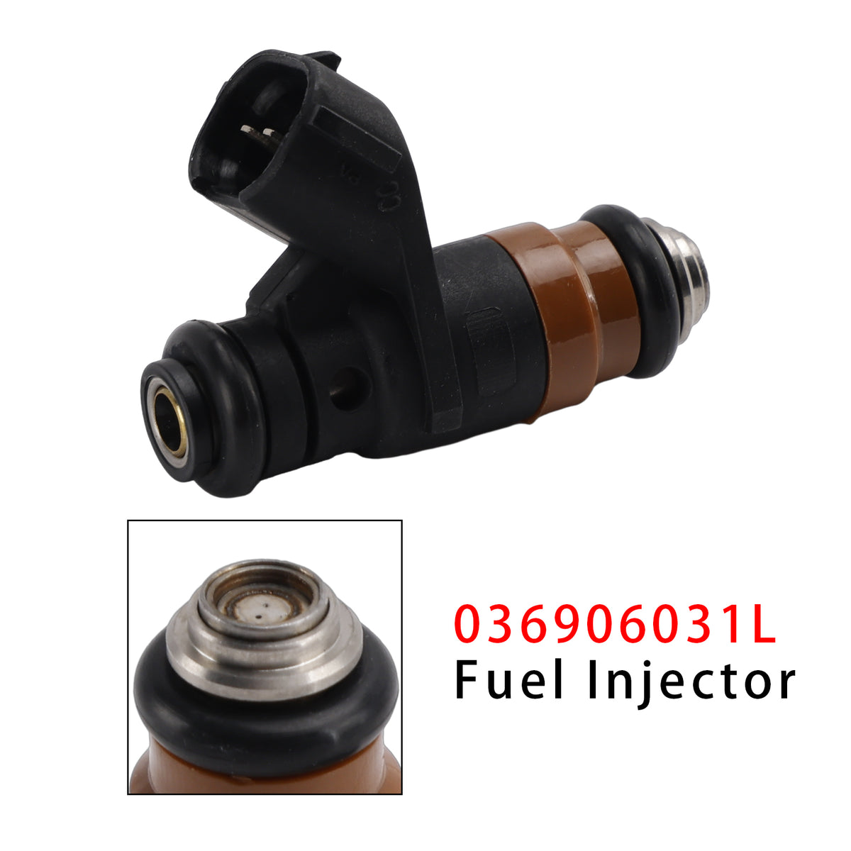 Seat Cordoba Ibiza Skoda Fabia VW Golf 1.4 1.6 036906031L 1PCS Fuel Injector
