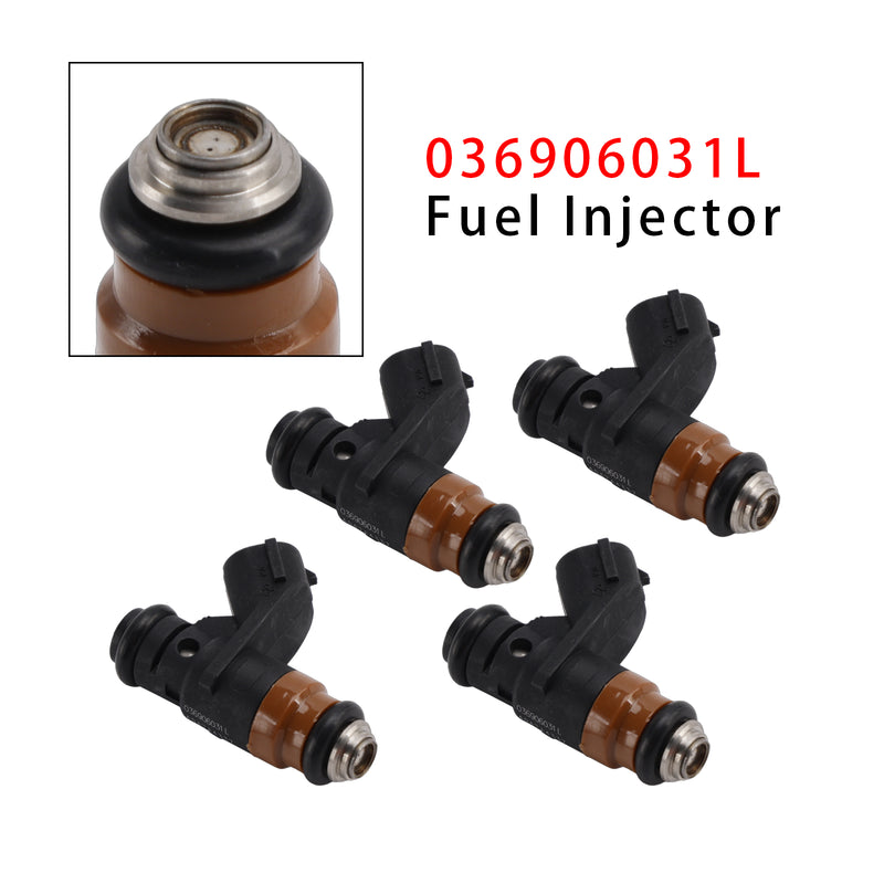 Seat Cordoba Ibiza Skoda Fabia VW Golf 1.4 1.6 036906031L 4PCS Fuel Injector