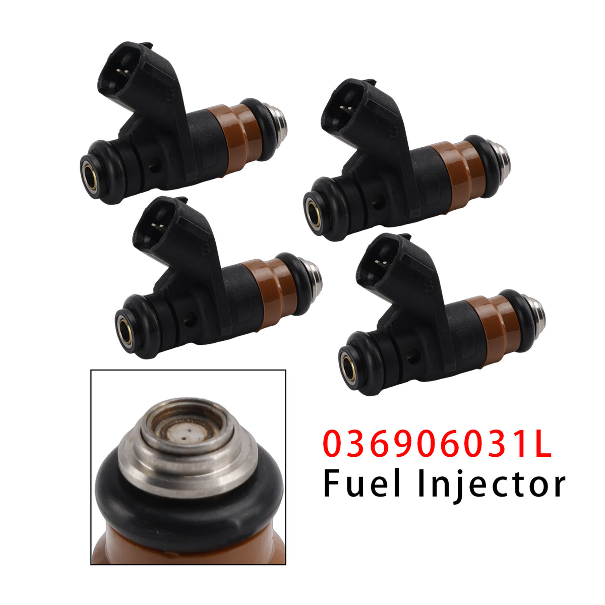 Seat Cordoba Ibiza Skoda Fabia VW Golf 1.4 1.6 036906031L 4PCS Fuel Injector