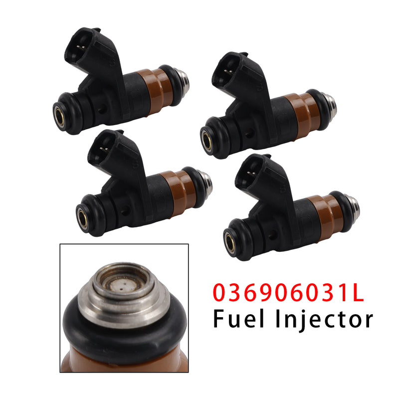 Seat Cordoba Ibiza Skoda Fabia VW Golf 1.4 1.6 036906031L 4PCS Fuel Injector