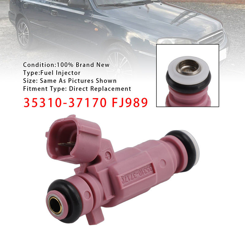 Hyundai Accent Kia Rio 2006-2011 35310-37170 FJ989 1PCS Fuel Injector