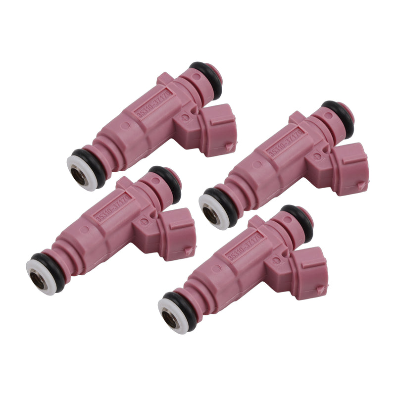 Hyundai Accent Kia Rio 2006-2011 35310-37170 FJ989 4PCS Fuel Injector