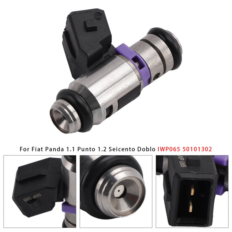 Fiat Panda 1.1 Punto 1.2 Seicento Doblo IWP065 50101302 1PCS Fuel Injector