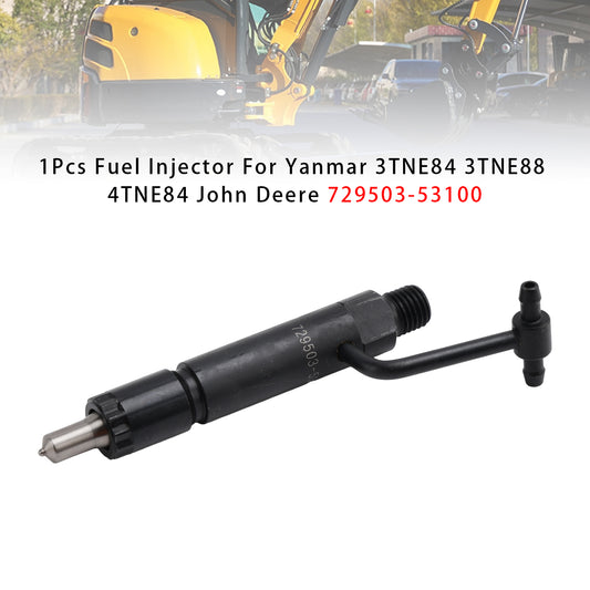 Yanmar 3TNE84 3TNE88 4TNE84 John Deere 729503-53100 1PCS Fuel Injector