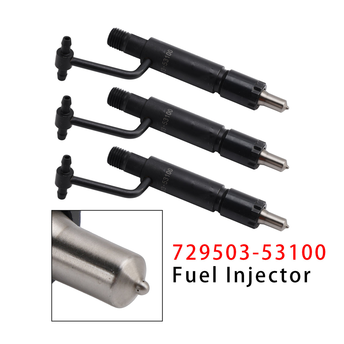 Yanmar 3TNE84 3TNE88 4TNE84 John Deere 729503-53100 3Pcs Fuel Injector