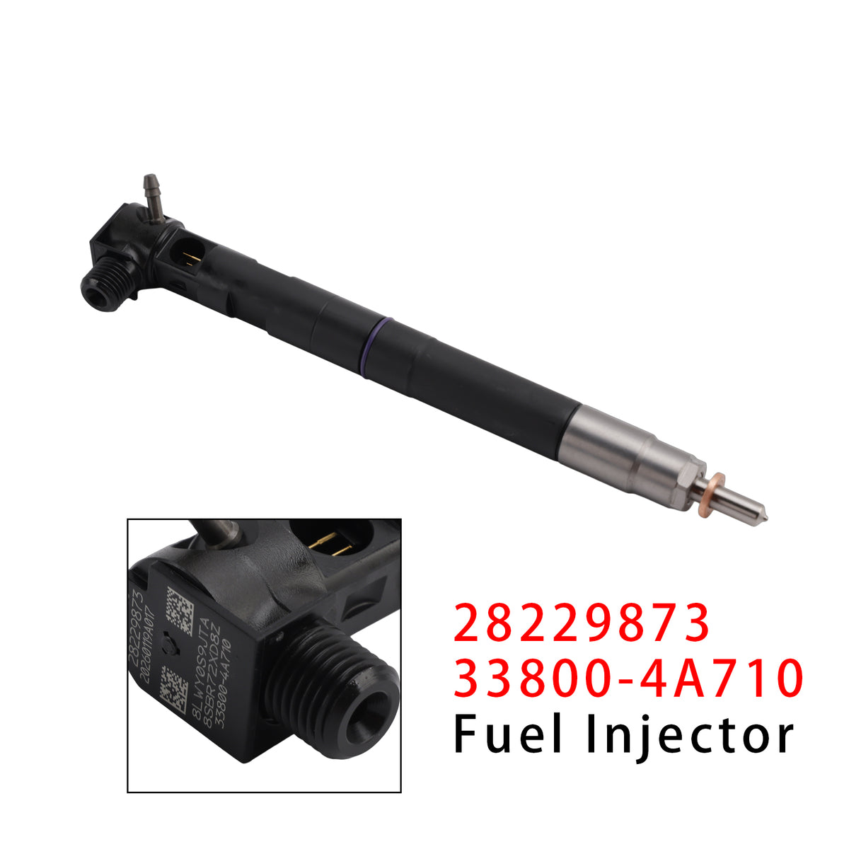 Hyundai KIA H1 2.5 CRDi Kia 28229873 33800-4A710 1PCS Common Rail Injector