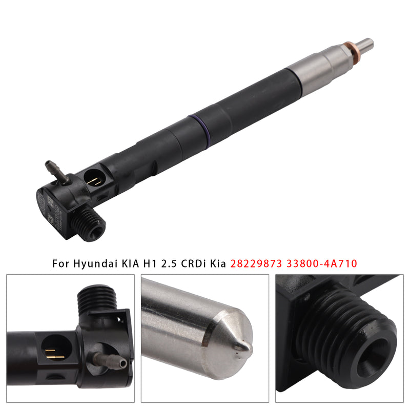 Hyundai KIA H1 2.5 CRDi Kia 28229873 33800-4A710 1PCS Common Rail Injector