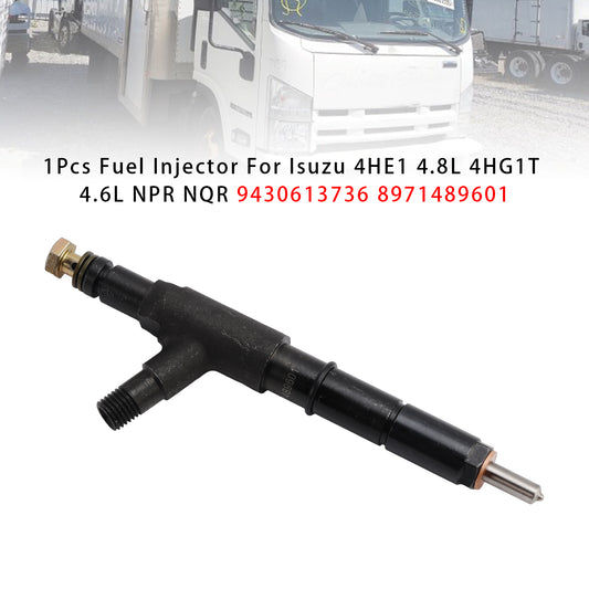 Isuzu 4HE1 4.8L 4HG1T 4.6L NPR NQR 9430613736 8971489601 1PCS Fuel Injector