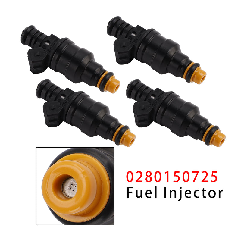 Opel Ascona Kadett Vauxhall Peugeot Volvo 0280150725 4PCS Fuel Injector