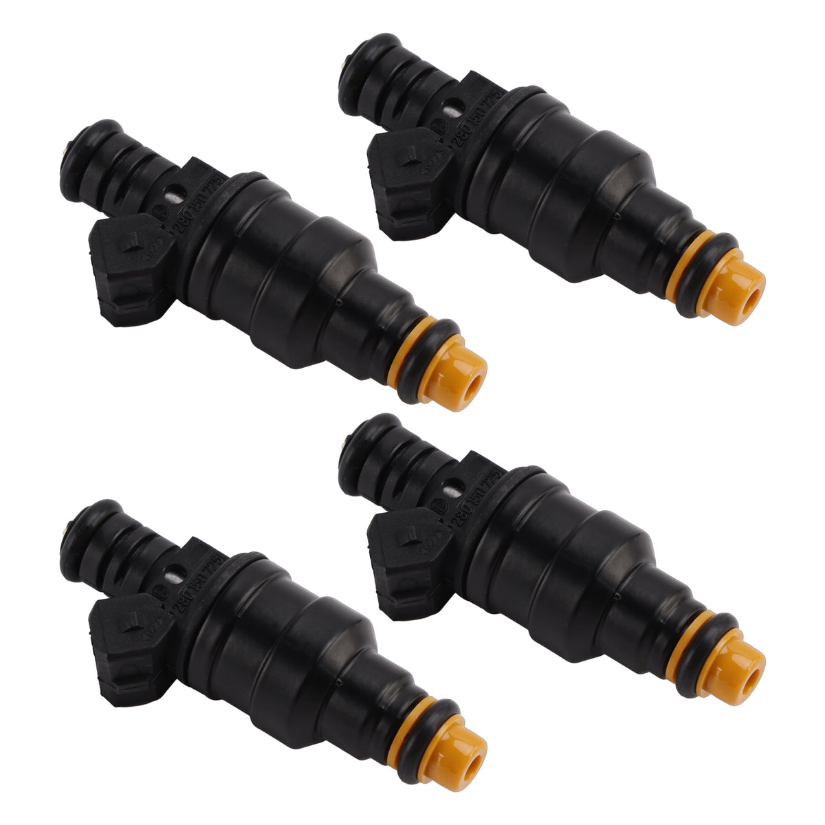 Opel Ascona Kadett Vauxhall Peugeot Volvo 0280150725 4PCS Fuel Injector