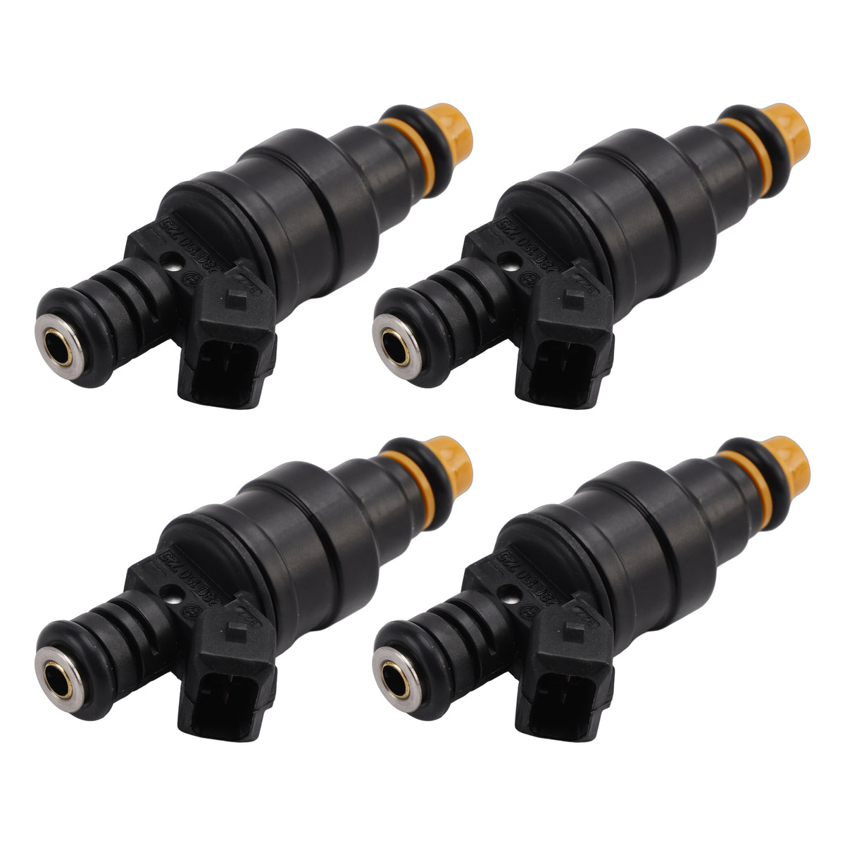 Opel Ascona Kadett Vauxhall Peugeot Volvo 0280150725 4PCS Fuel Injector