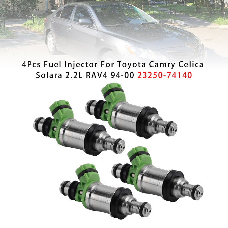 Toyota Camry Celica Solara 2.2L RAV4 1994-2000 23250-74140 4PCS Fuel Injector