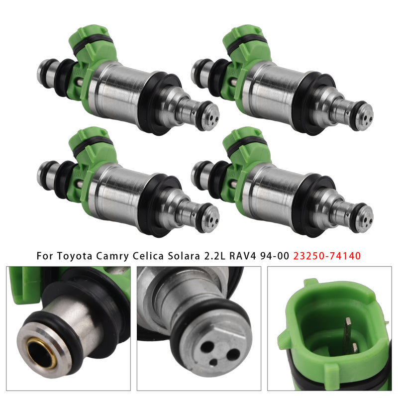 Toyota Camry Celica Solara 2.2L RAV4 1994-2000 23250-74140 4PCS Fuel Injector