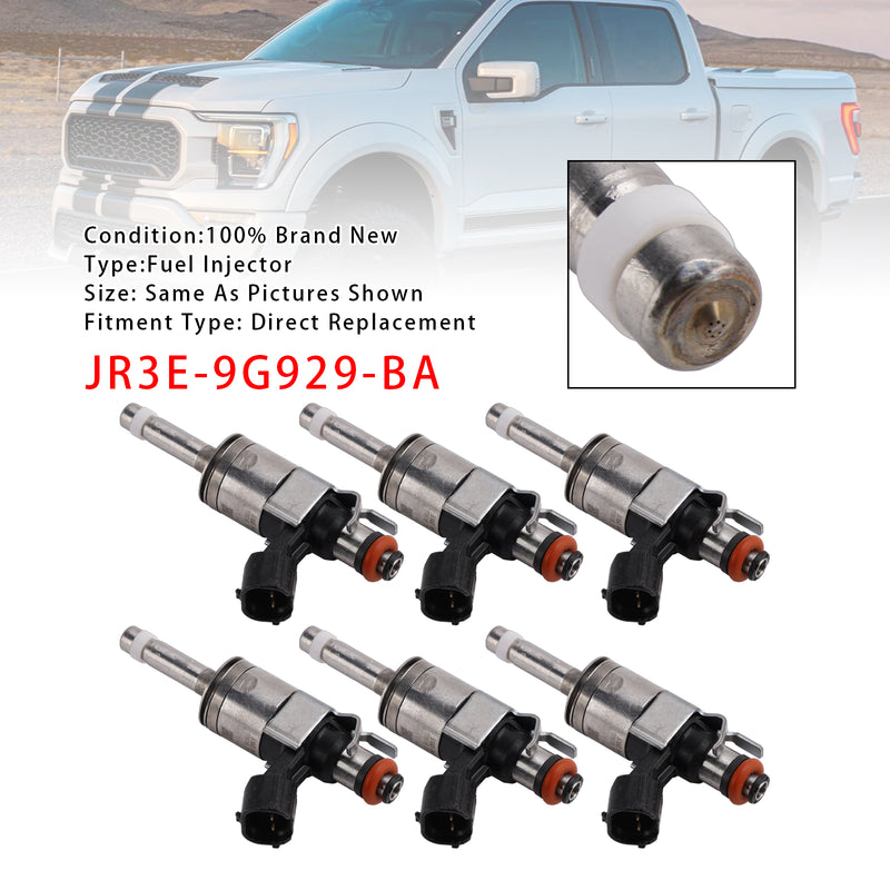 Ford F-150 Lobo Mustang 2018-2023 JR3E-9G929-BA 6PCS Fuel Injector