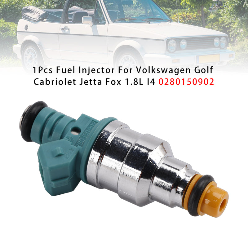 Volkswagen Golf Cabriolet Jetta Fox 1.8L I4 0280150902 1PCS Fuel Injector