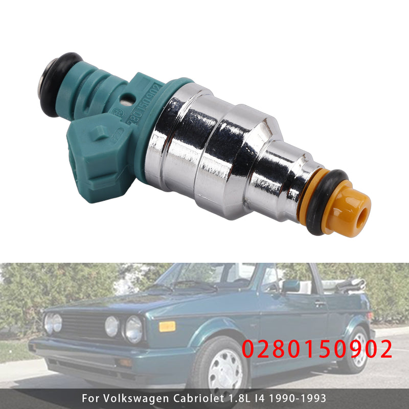 Volkswagen Golf Cabriolet Jetta Fox 1.8L I4 0280150902 1PCS Fuel Injector
