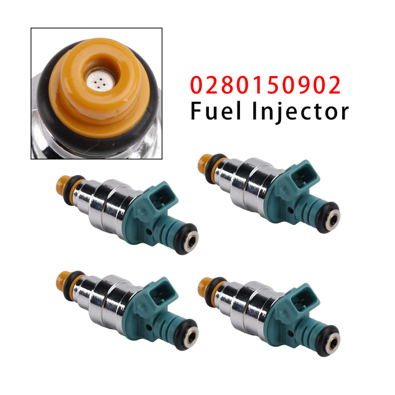 Volkswagen Golf Cabriolet Jetta Fox 1.8L I4 0280150902 4PCS Fuel Injector