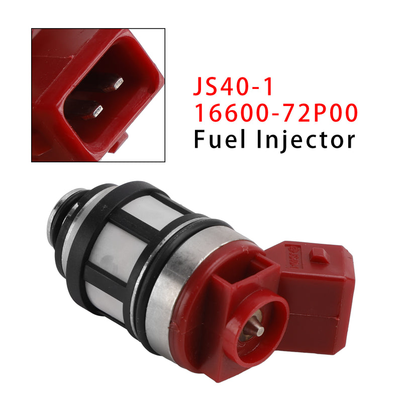 Nissan D21 XE Pickup 2.4L 1993-1995 JS40-1 16600-72P00 1PCS Fuel Injector