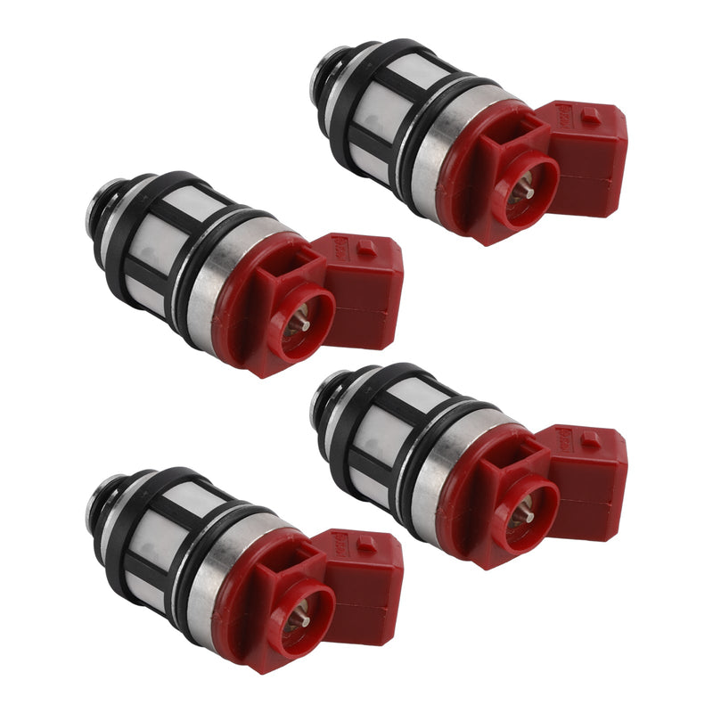 4Pcs JS40-1 16600-72P00 Fuel Injector For Nissan D21 XE Pickup 2.4L 93-95