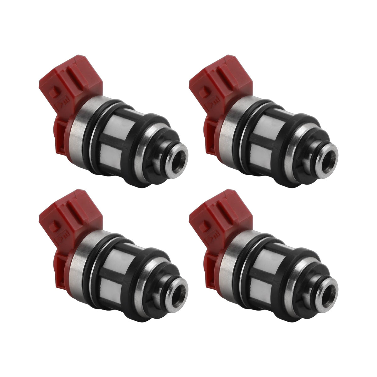 4Pcs JS40-1 16600-72P00 Fuel Injector For Nissan D21 XE Pickup 2.4L 93-95