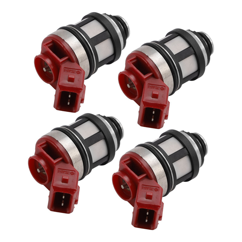 4Pcs JS40-1 16600-72P00 Fuel Injector For Nissan D21 XE Pickup 2.4L 93-95